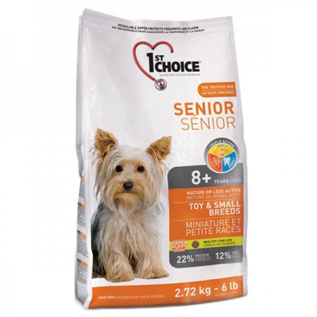 1st Choice Senior Toy & Small корм для пожилых собак мини пород 7 кг